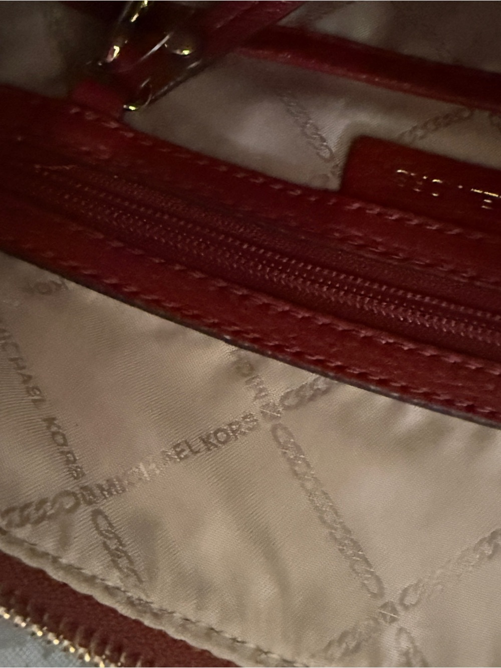 Michael Kors Brandy Leather Shoulder Bag with Braided Handle - Picture 10 of 11
